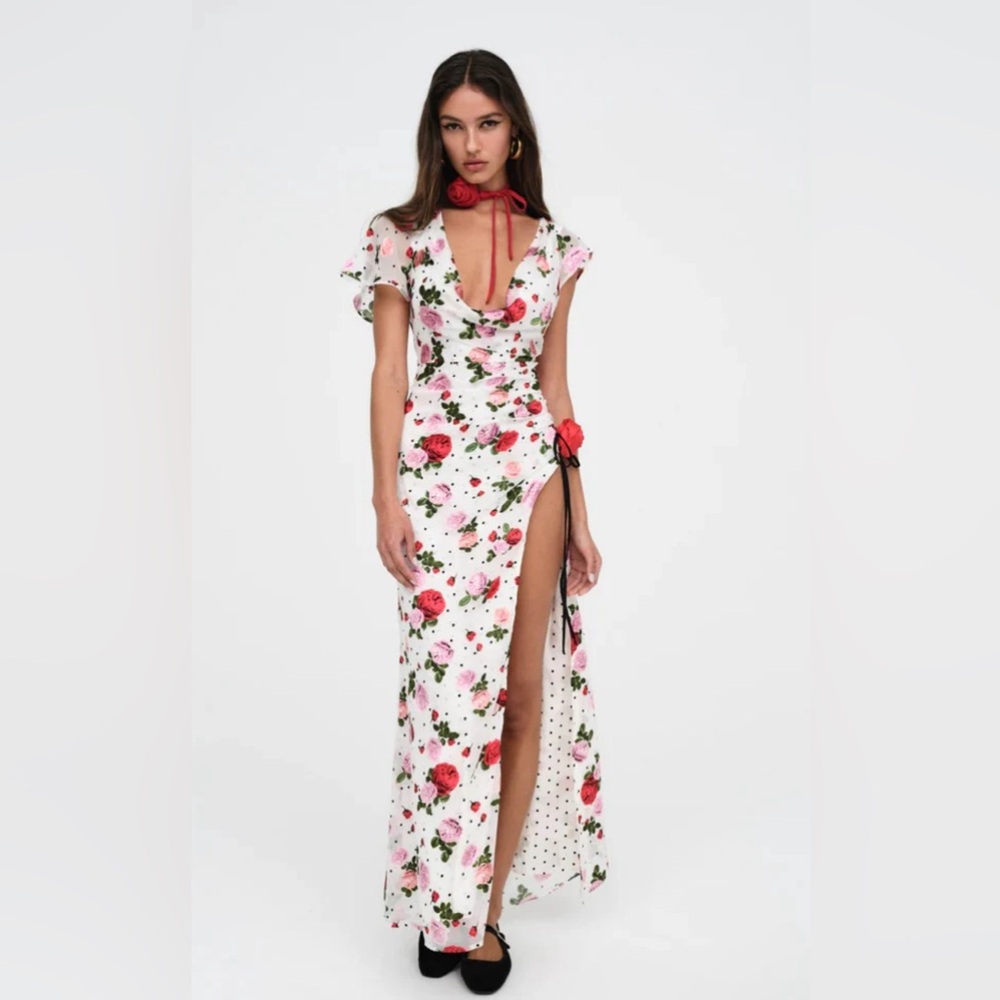 NWT For love and lemons 🍋 maxi lover dress